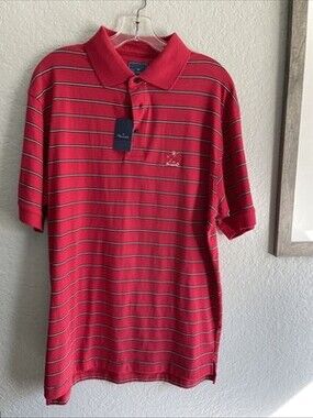 Facconable Red  Polo Shirt Men’s Size Medium New With Tags